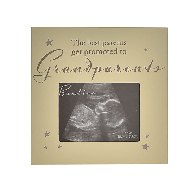 Photoframesandart Cream Baby Scan Photo Frame | Grandparents