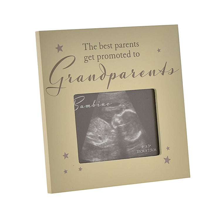 photoframesandart Cream Baby Scan Photo Frame | Grandparents