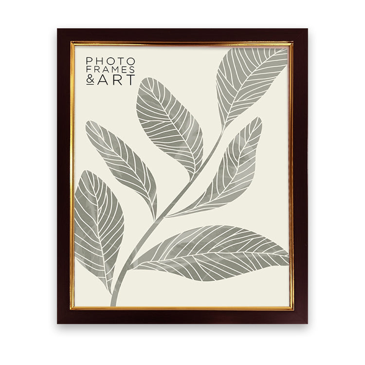 photoframesandart Everday 12x10 Picture Frame | Classic Mahogany