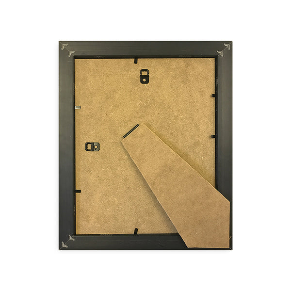 Photoframesandart Everyday 10x8" Photo Frame With Mount | Milano Black