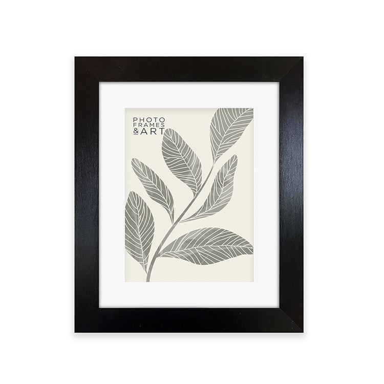 photoframesandart Everyday 10x8" Photo Frame With Mount | Milano Black photoframesandart Everyday 10x8" Photo Frame With Mount | Milano Black