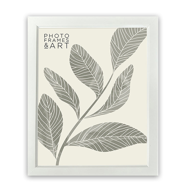 photoframesandart Everyday 10x8 Picture Frame | Classic White