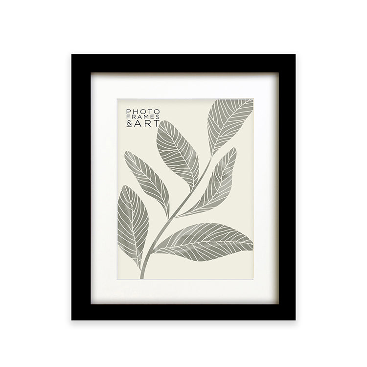 photoframesandart Everyday 12x10" Photo Frame With Mount | Milano Black photoframesandart Everyday 12x10" Photo Frame With Mount | Milano Black