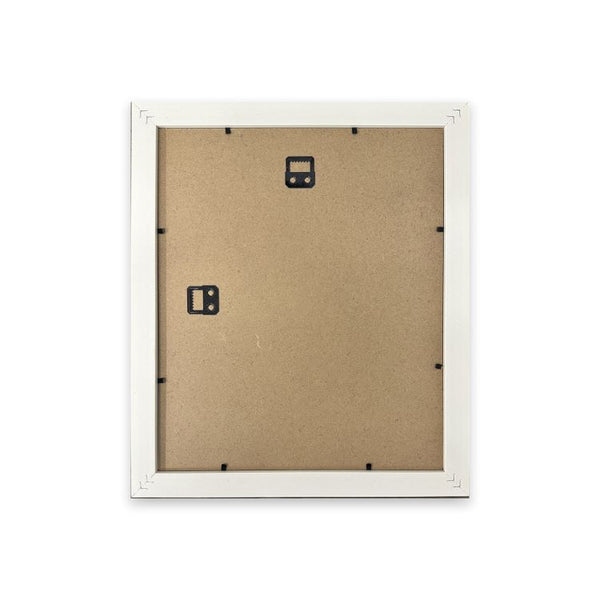 Photoframesandart Everyday 12x10" Photo Frame With Mount | Milano White