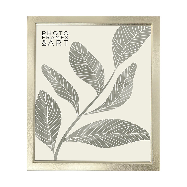 photoframesandart Everyday 12x10 Picture Frame | Classic Champagne Silver