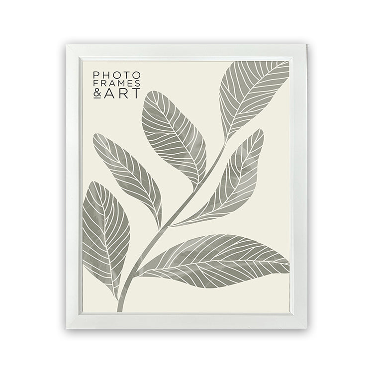 photoframesandart Everyday 12x10 Picture Frame | Classic White