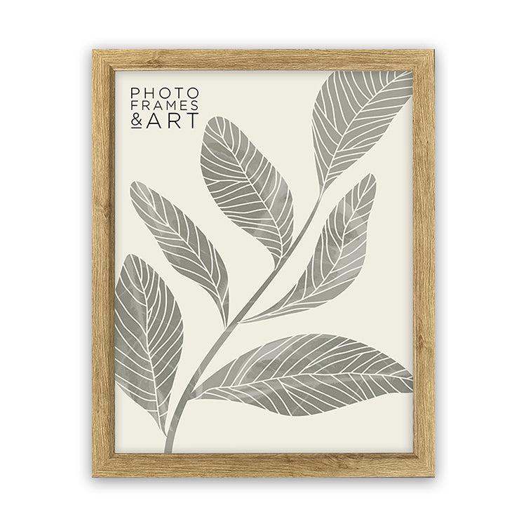 photoframesandart Everyday 14x11 Picture Frame | Classic Oak Effect