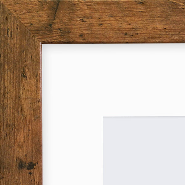 Photoframesandart Everyday 16x12" For 12x8" Photo Frame | Rustic Wood Effect