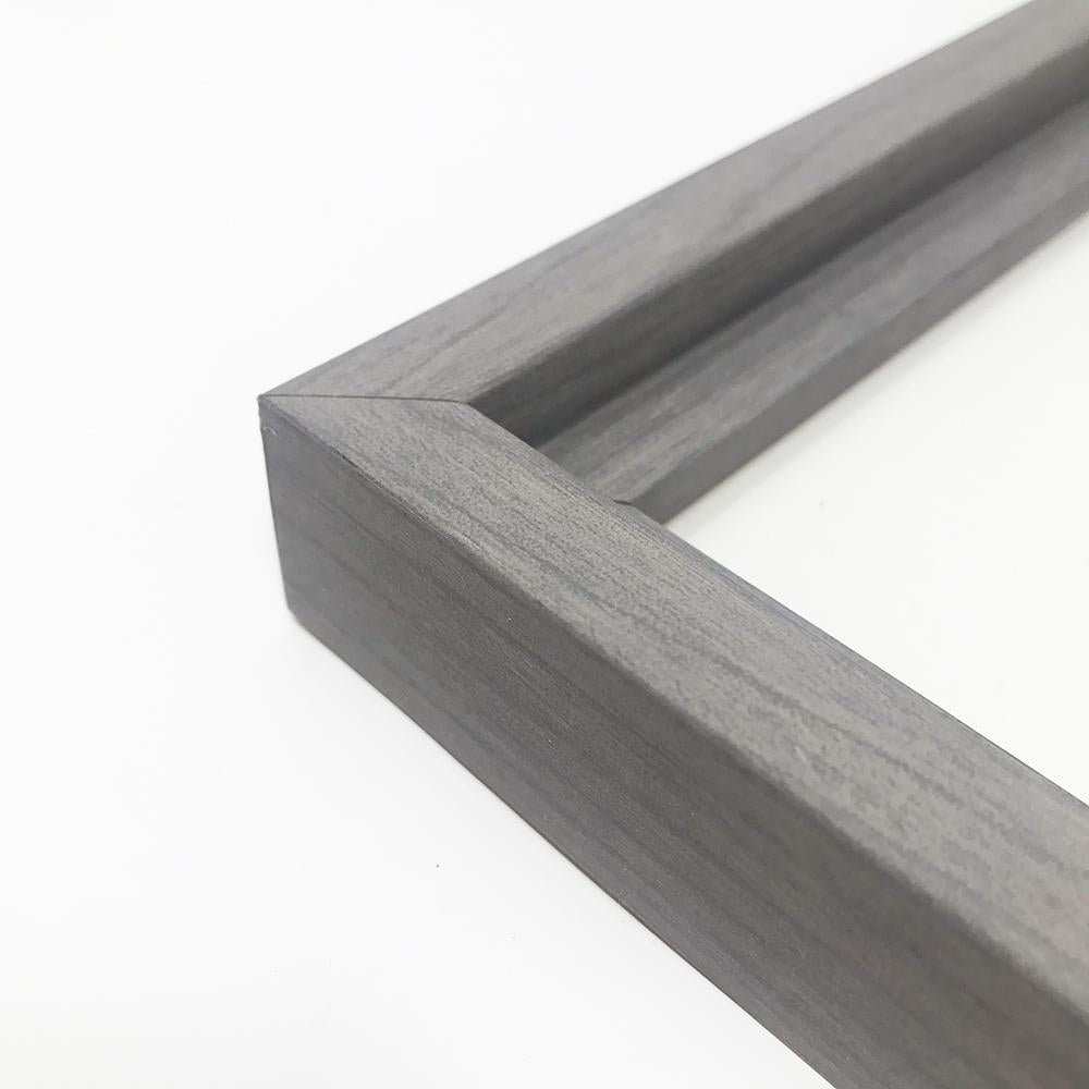 photoframesandart Everyday 16x12 Photo Frame With Mount | Hoxton Grey