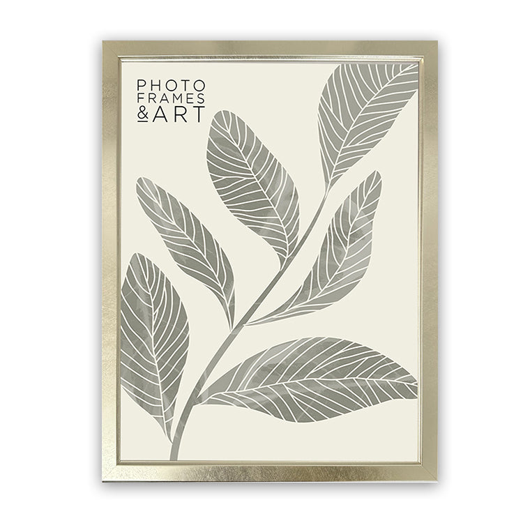 photoframesandart Everyday 16x12 Picture Frame | Classic Champagne Silver