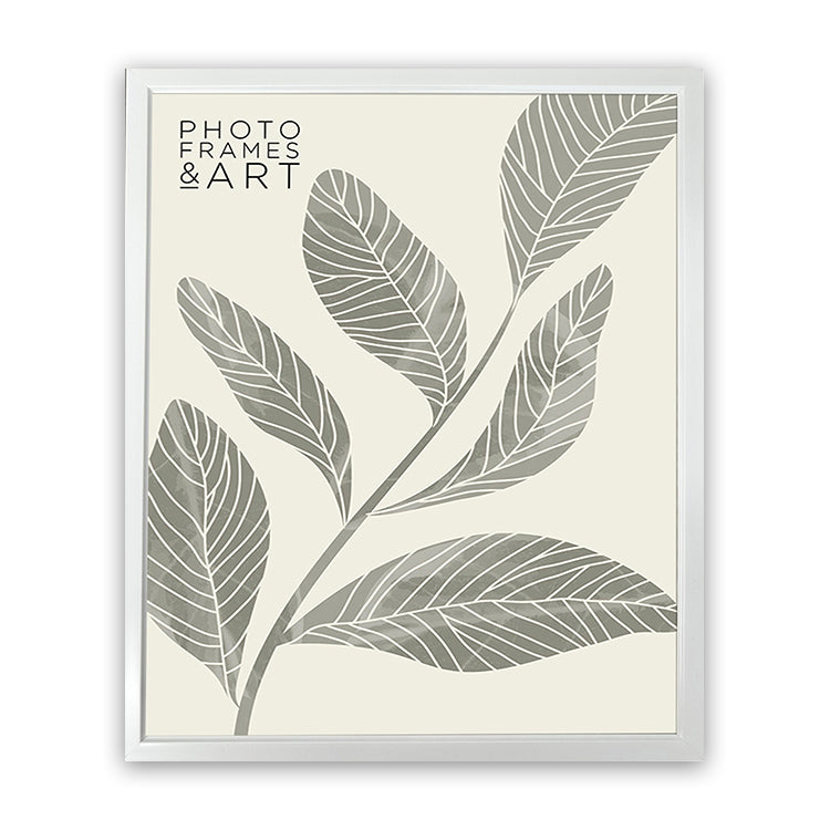 photoframesandart Everyday 20x16 Picture Frame | Classic White