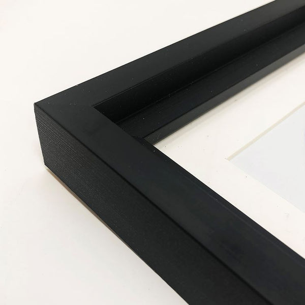 Photoframesandart Everyday 6x4 Photo Frame With Mount | Hoxton Black