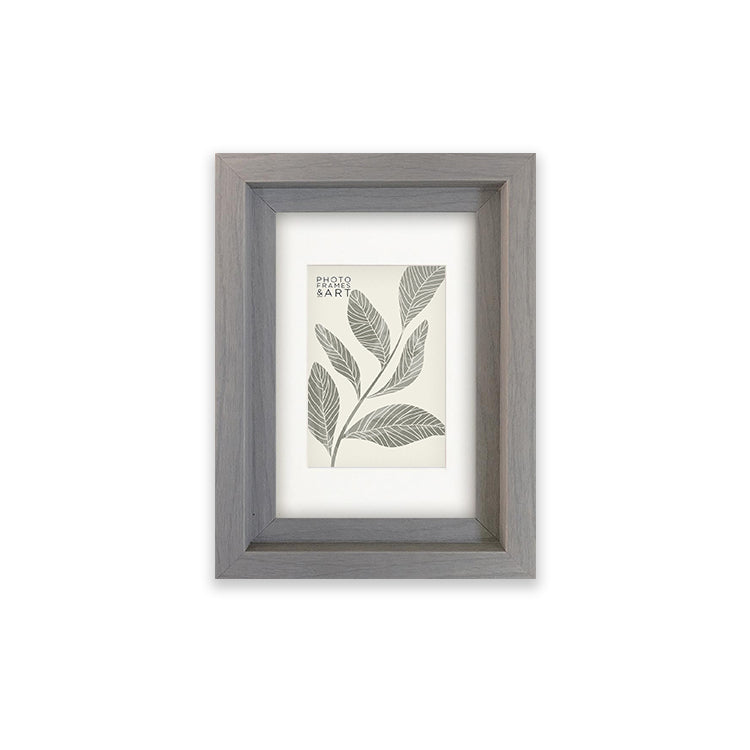 photoframesandart Everyday 6x4 Photo Frame With Mount | Hoxton Grey