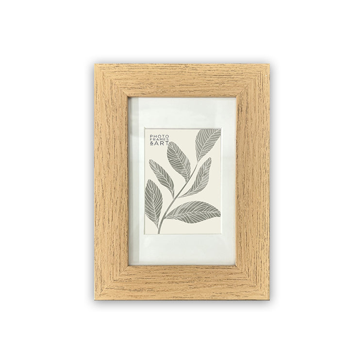 photoframesandart Everyday 6x4 Photo Frame With Mount | Milano Oak Effect