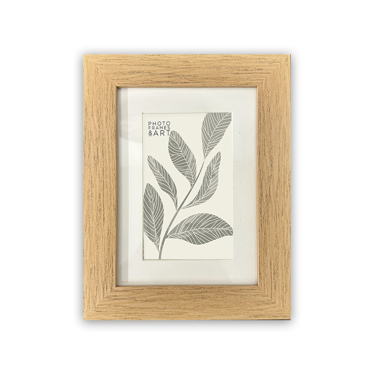 photoframesandart Everyday 7x5 Photo Frame With Mount | Milano Oak Effect