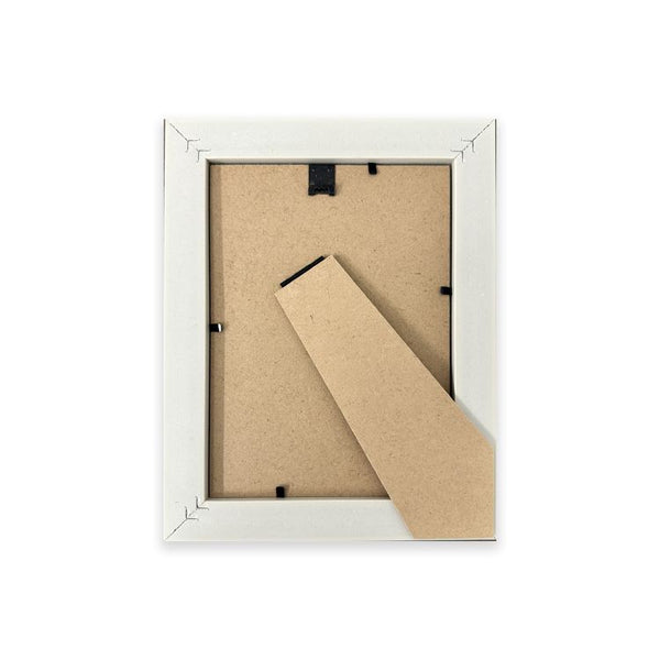 Photoframesandart Everyday 7x5 Photo Frame With Mount | Milano White