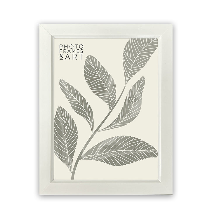 photoframesandart Everyday 8x6 Picture Frame | Classic White