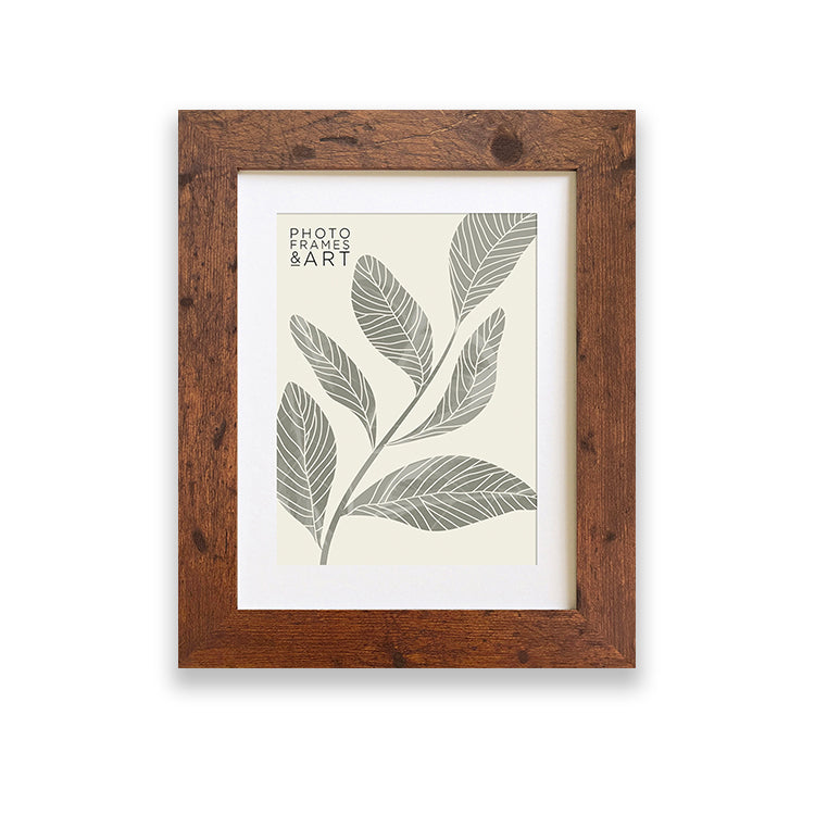 photoframesandart Everyday 9x7" For 7x5" Photo Frame | Rustic Wood Effect