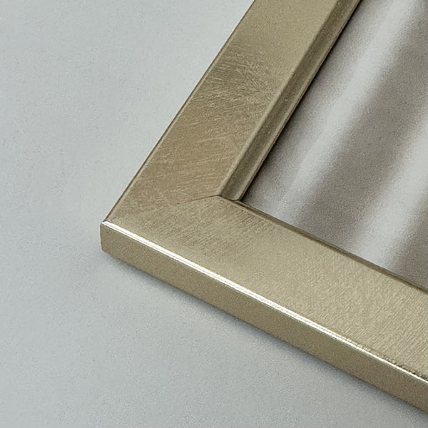 Photoframesandart Everyday 9x7 Picture Frame | Classic Champagne Silver