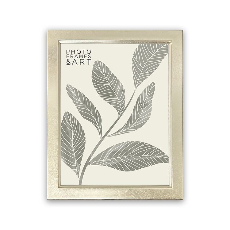 photoframesandart Everyday 9x7 Picture Frame | Classic Champagne Silver