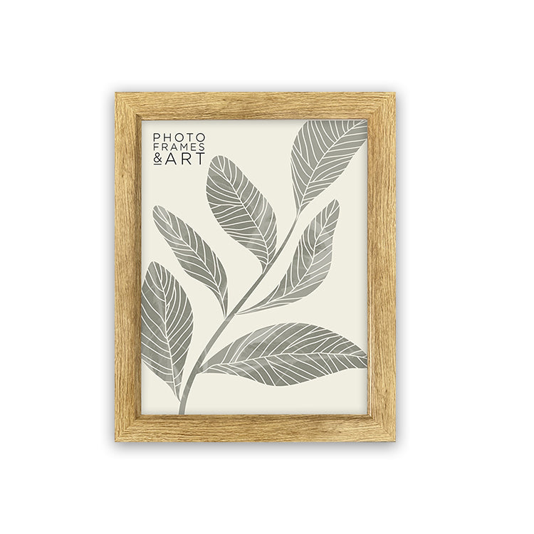 photoframesandart Everyday 9x7 Picture Frame | Classic Oak Effect
