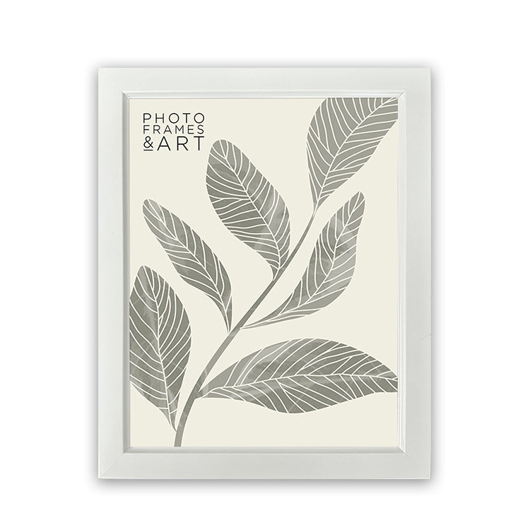 photoframesandart Everyday 9x7 Picture Frame | Classic White