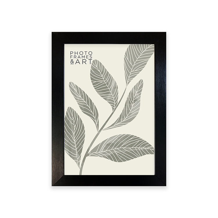 photoframesandart Everyday A4 Photo Frame With Mount | Milano Black