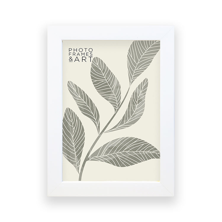 photoframesandart Everyday A4 Photo Frame With Mount | Milano White