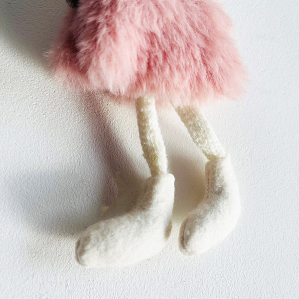 Photoframesandart Felt Christmas Mouse Decoration | Pink Skirt