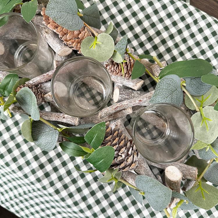 Photoframesandart Festive Tealight Centrepiece | Table Decoration