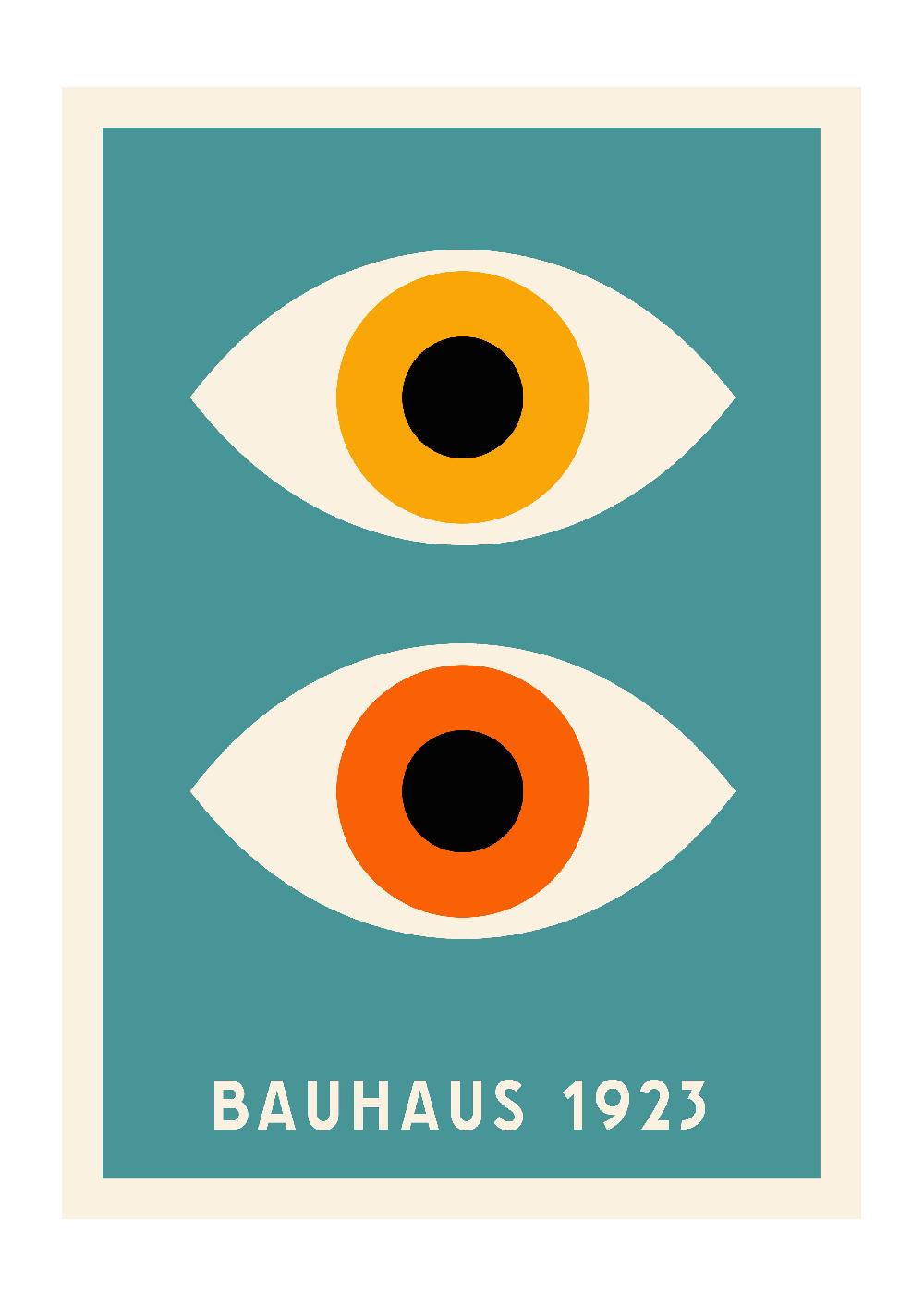 photoframesandart Geometric Eyes Bauhaus | Luxe Poster Co