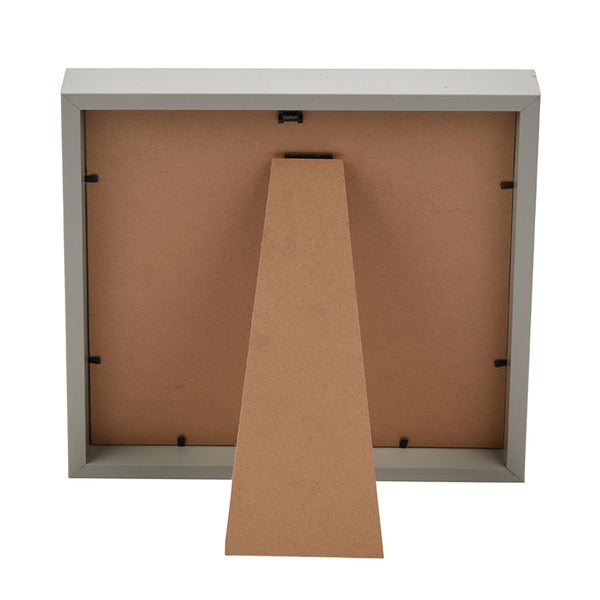 Photoframesandart Grey Collage Frame | 9 3x3" Apertures