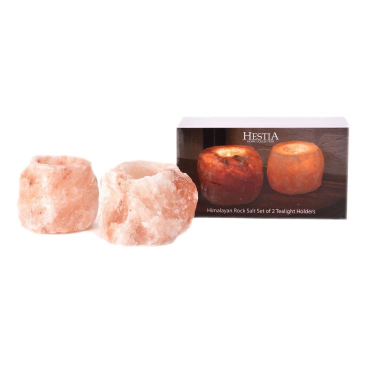 Photoframesandart Himalayan Rock Salt Tealights | Set Of Two