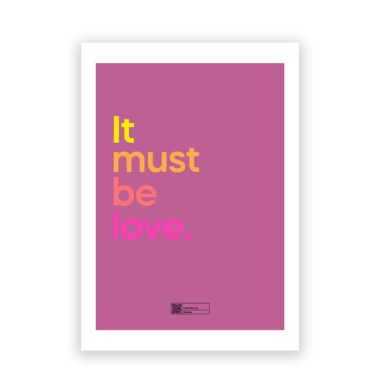 photoframesandart It Must Be Love by Say It With Songs