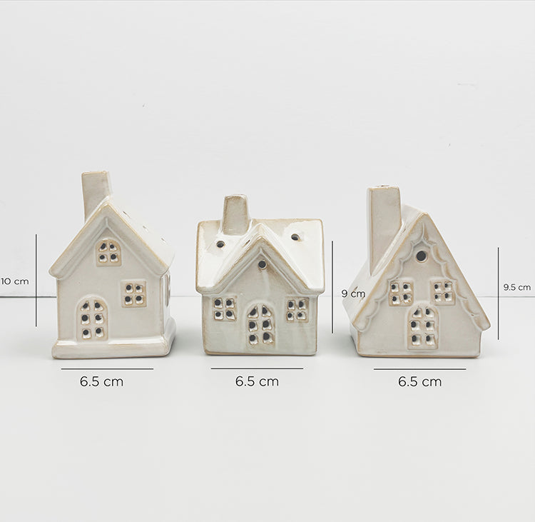 Photoframesandart LED Christmas Village | Set Of 3 Houses