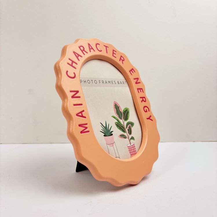 Photoframesandart Main Character Energy Orange Frame | 6x4"