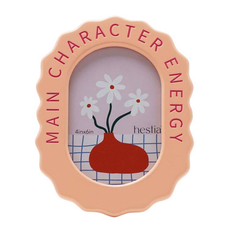 photoframesandart Main Character Energy Orange Frame | 6x4"