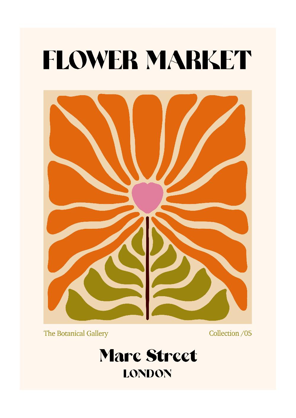 photoframesandart Mare Street Flower Market | Luxe Poster Co