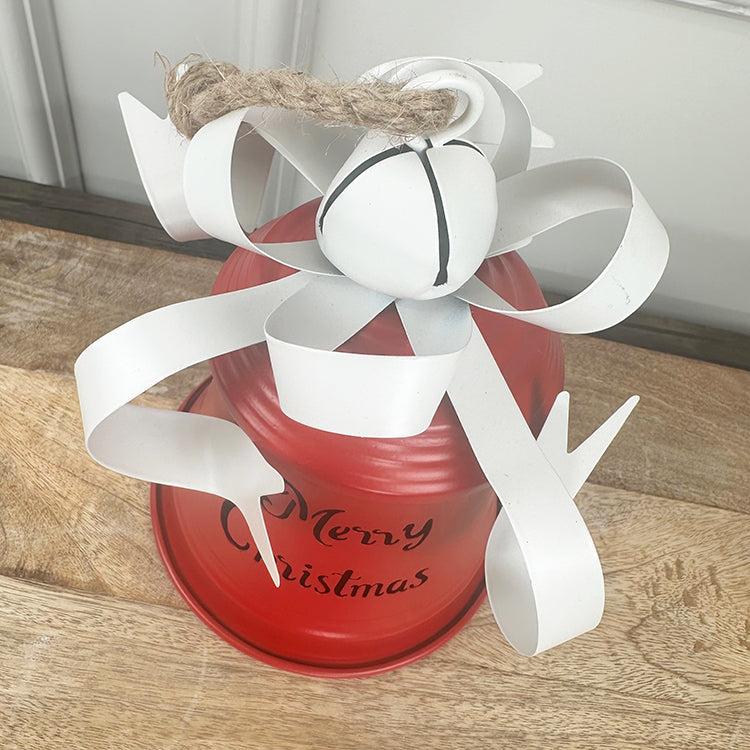 Photoframesandart Merry Christmas Bell | Red Or White
