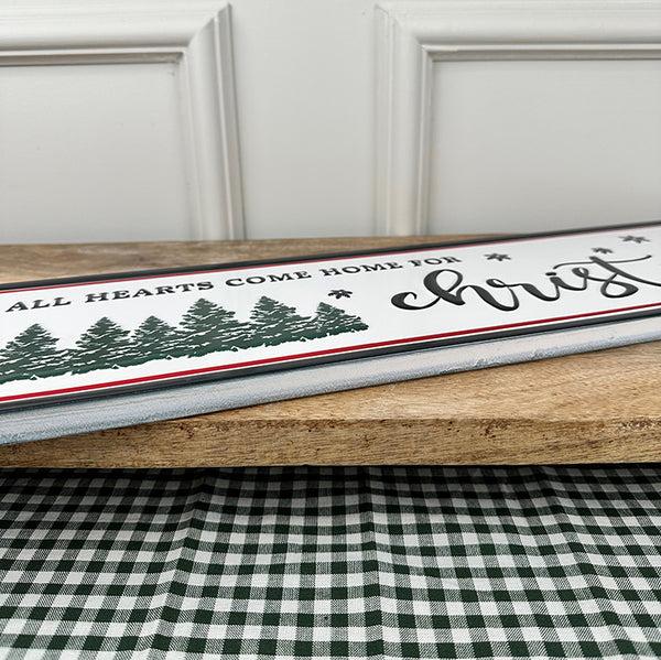 Photoframesandart Metal Christmas Sign | All Hearts Come Home For Christmas