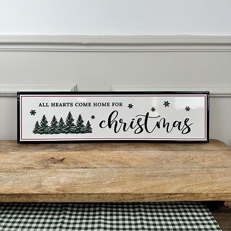 photoframesandart Metal Christmas Sign | All Hearts Come Home For Christmas