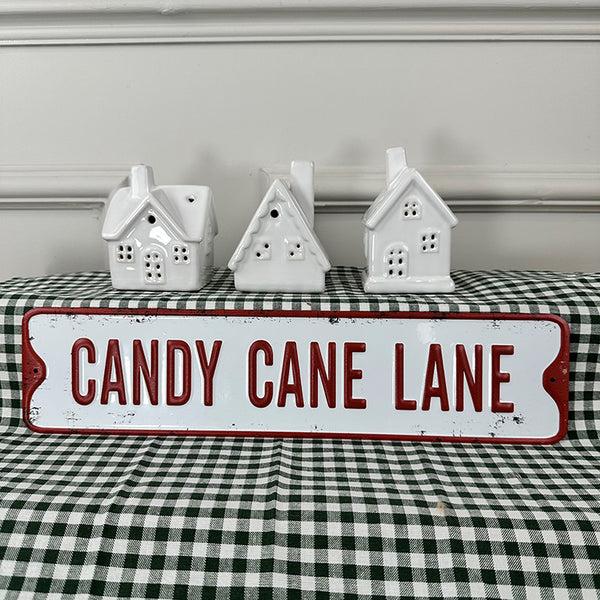 Photoframesandart Metal Christmas Sign | Candy Cane Lane