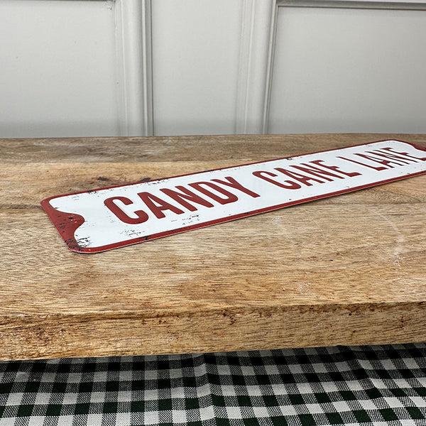 Photoframesandart Metal Christmas Sign | Candy Cane Lane