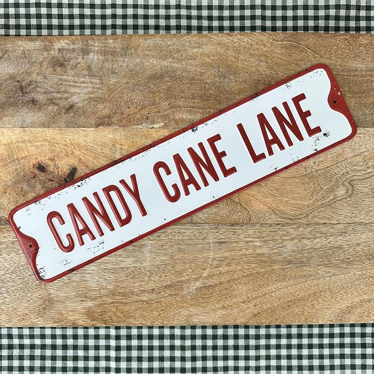 photoframesandart Metal Christmas Sign | Candy Cane Lane