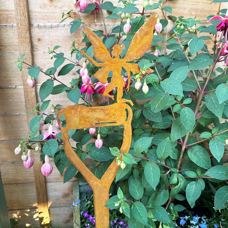 Photoframesandart Metal Rustic Fairy | Garden Ornament