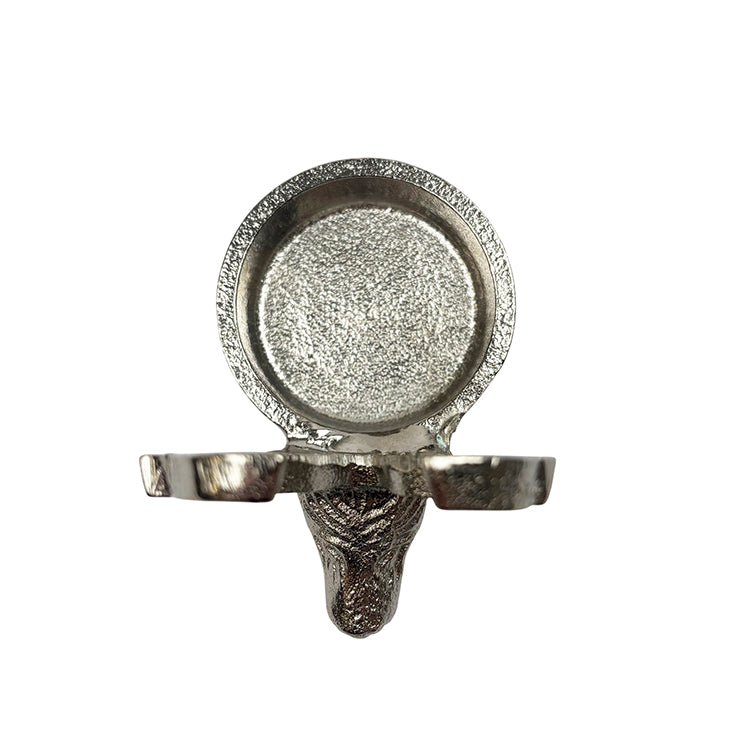 Photoframesandart Minimalist Decor Reindeer Tealight Holder | Silver Metal