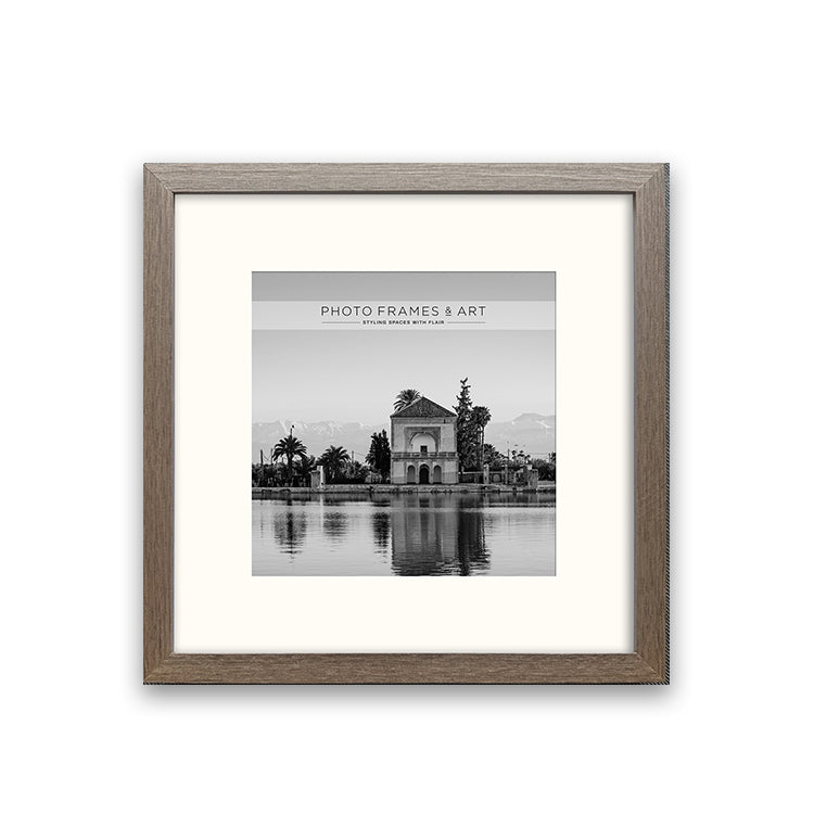 photoframesandart New - 12x12" for 8x8" Wooden Washed Walnut Effect Photo Frame | Hartland Collection photoframesandart New - 12x12" for 8x8" Wooden Washed Walnut Effect Photo Frame | Hartland Collection