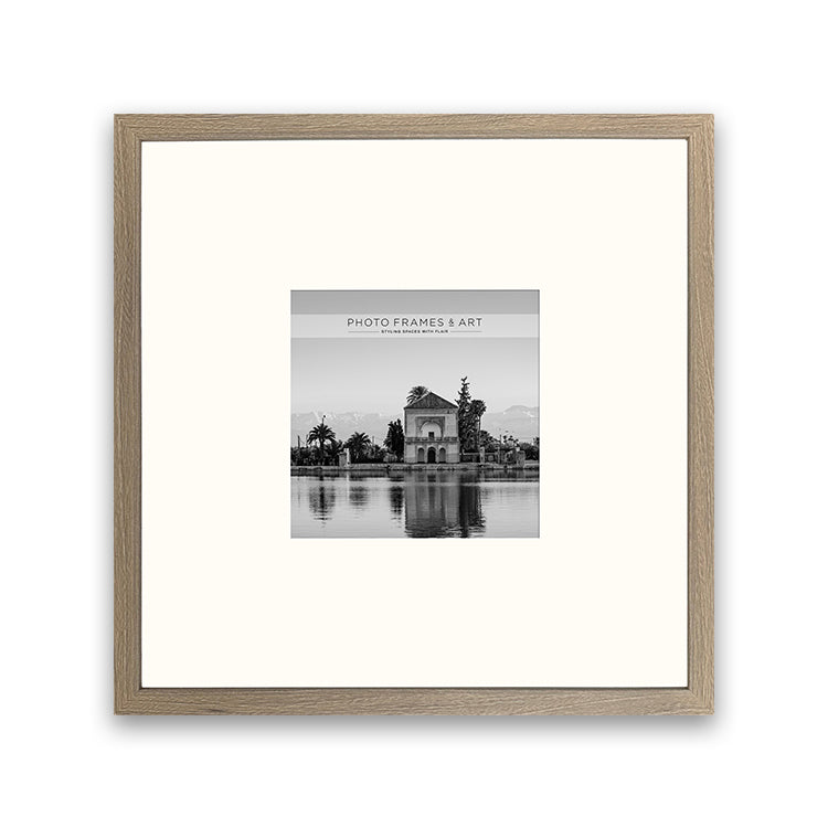 photoframesandart New - 16x16" for 8x8" Wooden Washed Walnut Effect Photo Frame | Hartland Collection photoframesandart New - 16x16" for 8x8" Wooden Washed Walnut Effect Photo Frame | Hartland Collection