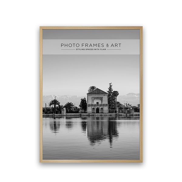 Photoframesandart New - 50x70cm Wooden Oak Effect Poster Frame | Hartland Collection