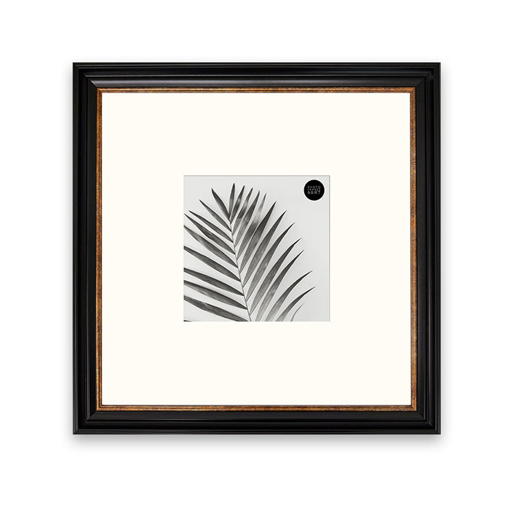 Photoframesandart Oversized Mount 16x16" For 8x8" | Vintage Black